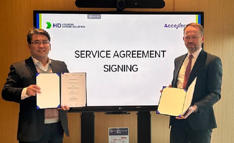 Accelleron and HD Hyundai Marine Solution renew long-standing Service Agreement