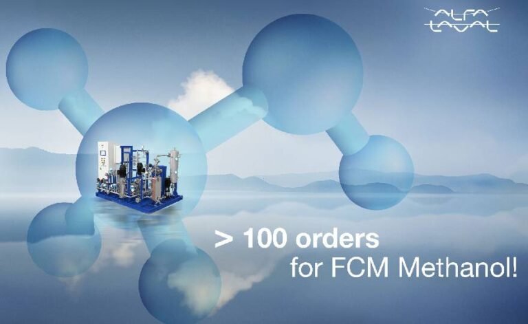 Alfa Laval FCM Methanol with the longest operating experience crosses the 100-order mark