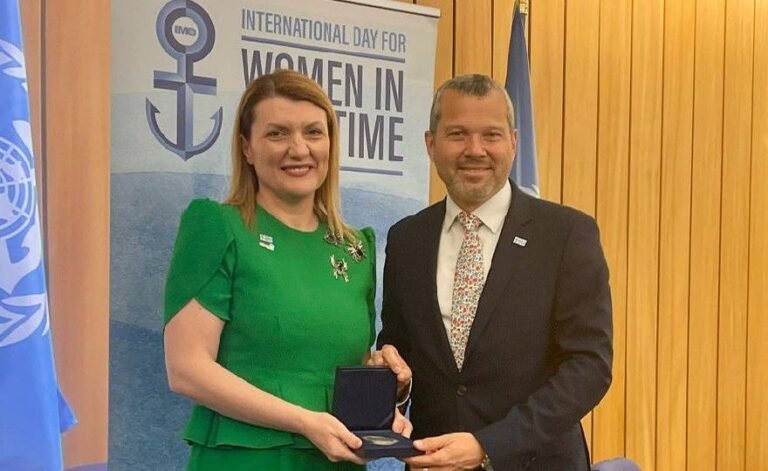Despina Panayiotou Theodosiou honoured with first ever IMO Gender Equality Award