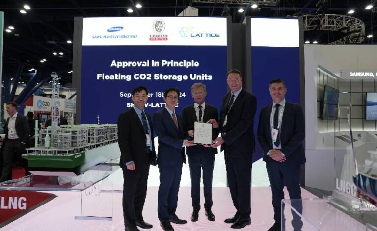 Samsung Heavy Industries’ Floating CO2 Storage Unit (FCSU) design receives Approval in Principle from Bureau Veritas