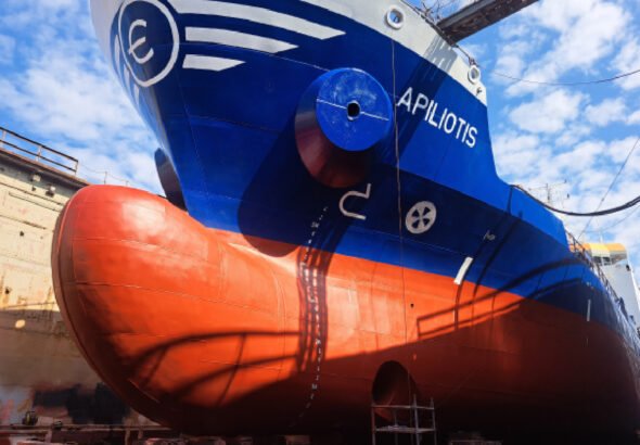 Aegean Protective Coatings and PPG Successfully Apply Cutting-Edge Electrostatic Technology