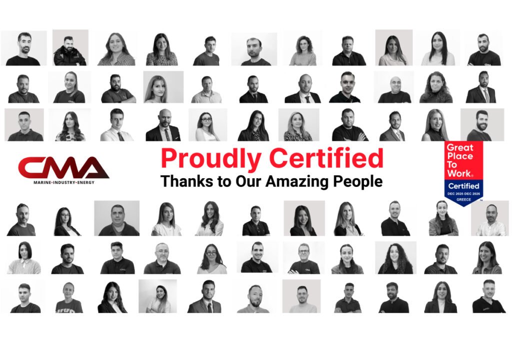 CMA D. ARGOUDELIS & CO S.A. Certified™ as a Great Place To Work for the 5th Consecutive Year