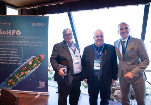 TecnoVeritas & ORIANI presented BioHFO to Greek Ship Owners