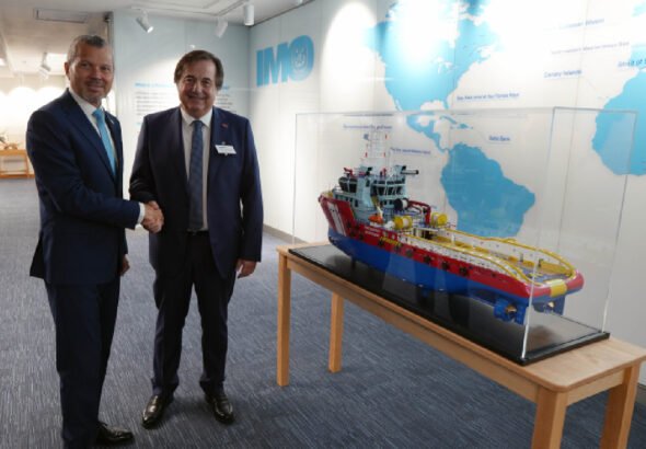 AIGAION PELAGOS at IMO Headquarters