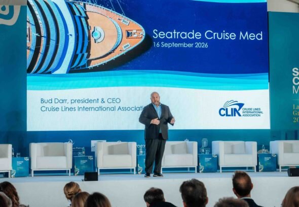 Bud Darr, President and CEO of CLIA, at Seatrade Cruise Med
