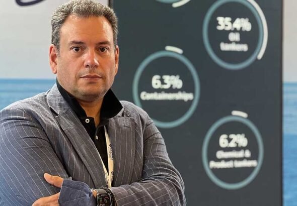 Nikos Doukas at Posidonia